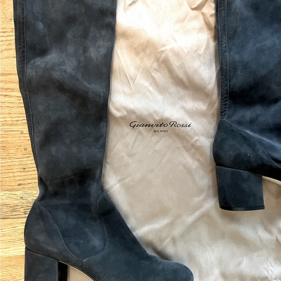 Gianvito Rossi suede over the knee boots size 38 - Picture 3 of 11